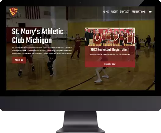 St. Mary's website design