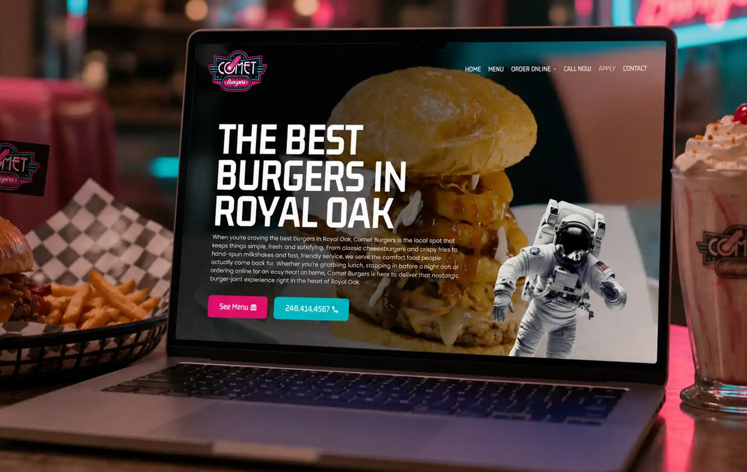 Michigan business website portfolio by LJB Marketing Agency