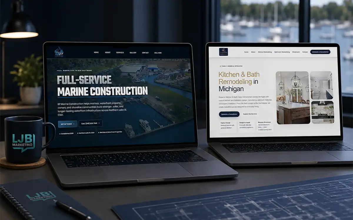 Website design services for Michigan businesses